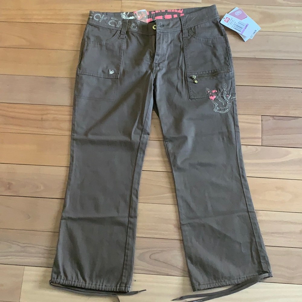 Vintage eckored Capri pants size 11